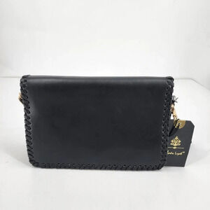 Moda‎ Luxe Whip Stitch Faux Leather Medium Cross Body NWT